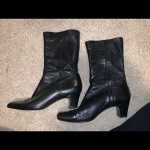 Cole Haan Black heeled boots